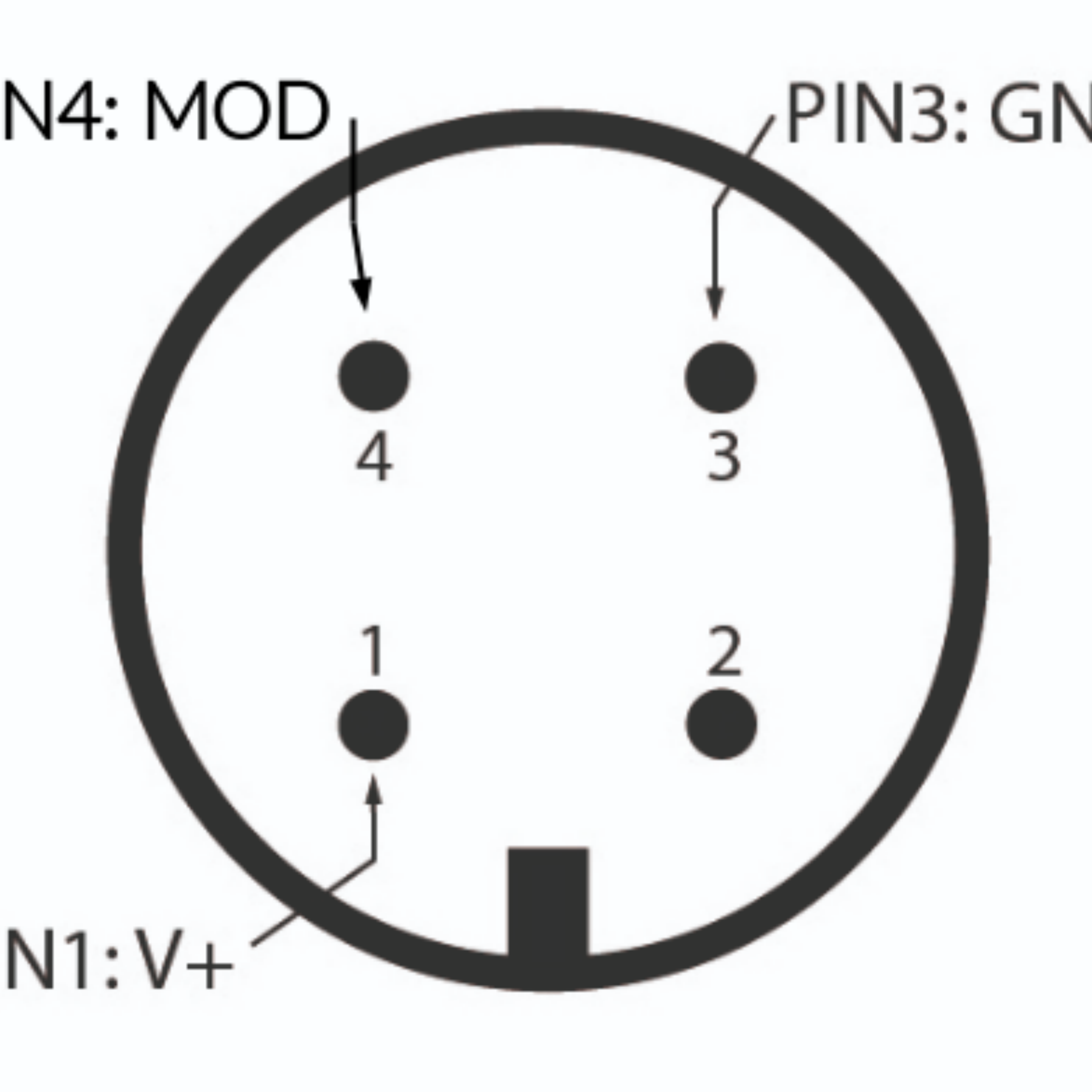 Picotronic Linienlaser, grün, 520nm, 90°, Ø20x120 mm, Laserklasse 2M, M12-Stecker ohne Kabel