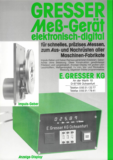 Gresser elektronisch-digitales Messgerät